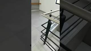 Barandal más económico con acero inoxidable y herreria.