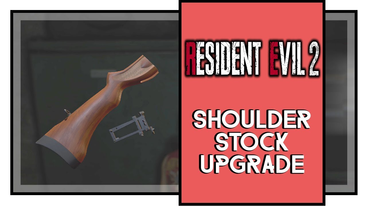 Resident Evil 2 Remake GM 79 Grenade Launcher Shoulder Stock Weapon Upgrade (Claire's Weapon)