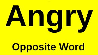Angry Opposite Word Angry Ka Opposite Word Angry Opposite Word In English