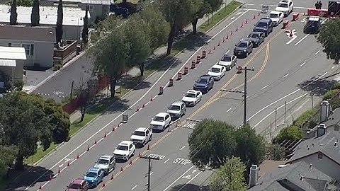 Hayward COVID-19 Testing Site Overwhelmed