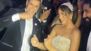 شاهنده بنت عصام الحضري رقصها يوم زفافها مع ابوها