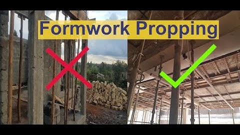 How To Correctly Use Formwork Props At Construction Sites #FormworkPorps #ConstructionSiteInKenya
