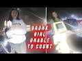 Drunk Girl Unable to Count During DUI Arrest
