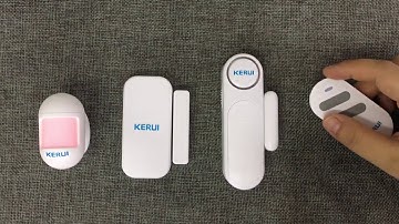 New product—KERUI wireless door/window sensor alarm