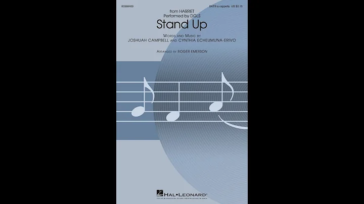 Stand Up (from Harriet) (SATB Choir, a cappella) -...