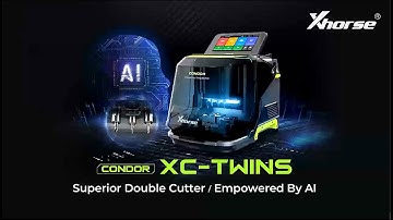 Xhorse Condor XC-TWINS Key Cutting Machine- Power by AI (VVDISHOP)