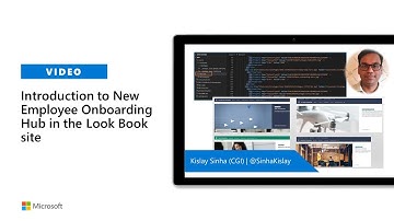Introduction to New Employee Onboarding Hub in the Look Book site