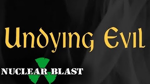 ENFORCER - Undying Evil (OFFICIAL  LYRIC VIDEO)