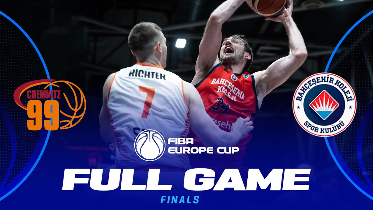 FINAL :  NINERS Chemnitz v Bahcesehir College | Full Basketball Game | FIBA Europe Cup 2023