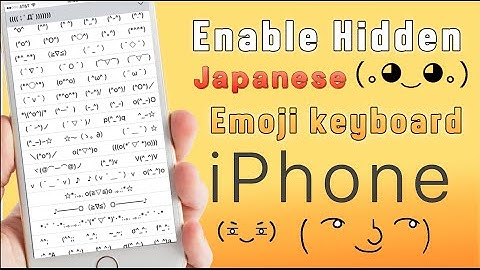 How to Enable Hidden Japanese Emoji Keyboard on iPhone