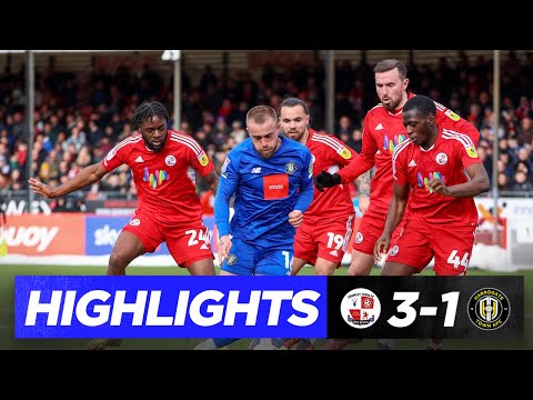Crawley Town Harrogate Goals And Highlights