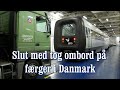 Slut med tog ombord på færger i Danmark