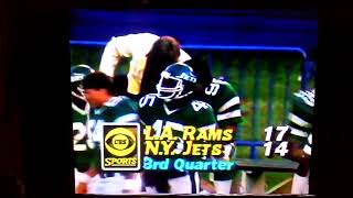 Multi Player Ejected From NY Jets Vs Saint Louis Rams Game In 1983