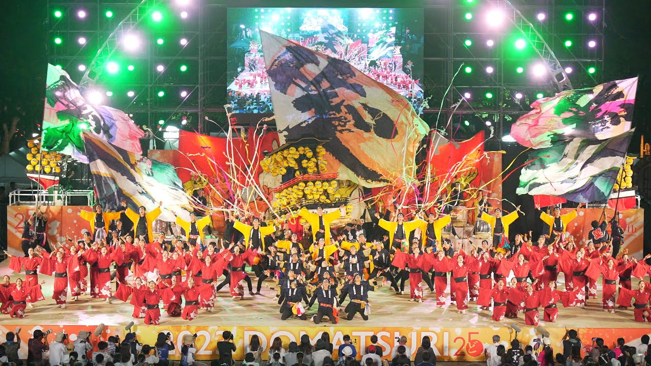 [4K] 笑゛【ファイナル演舞】　にっぽんど真ん中祭り 2023 どまつり 日曜日　ファイナルコンテスト