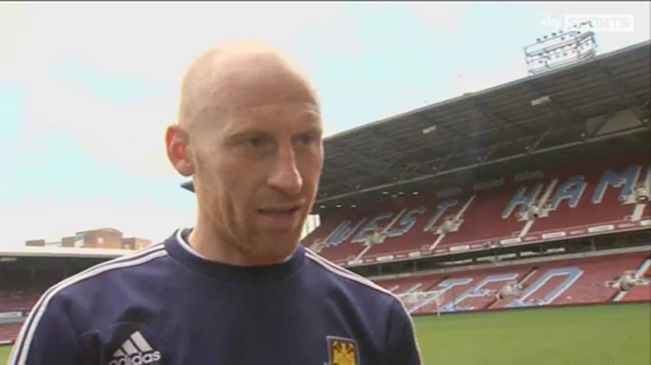 James Collins at West ham Season ticket Holders Open Training session