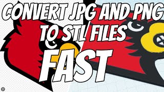 Convert your JPGs and PNGs to STL files for 3D Printing FAST AND EASY