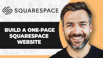 How to Build a One Page Squarespace Website (Step By Step) (2025 Guide)