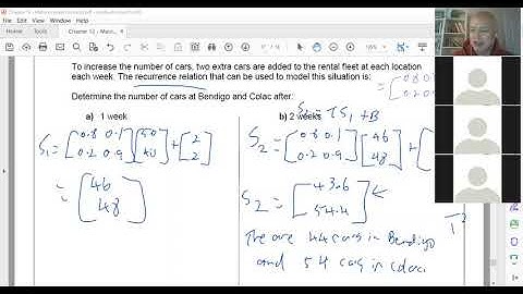 Transition matrix modelling
