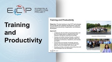 Brief overview: Training and Productivity portfolio