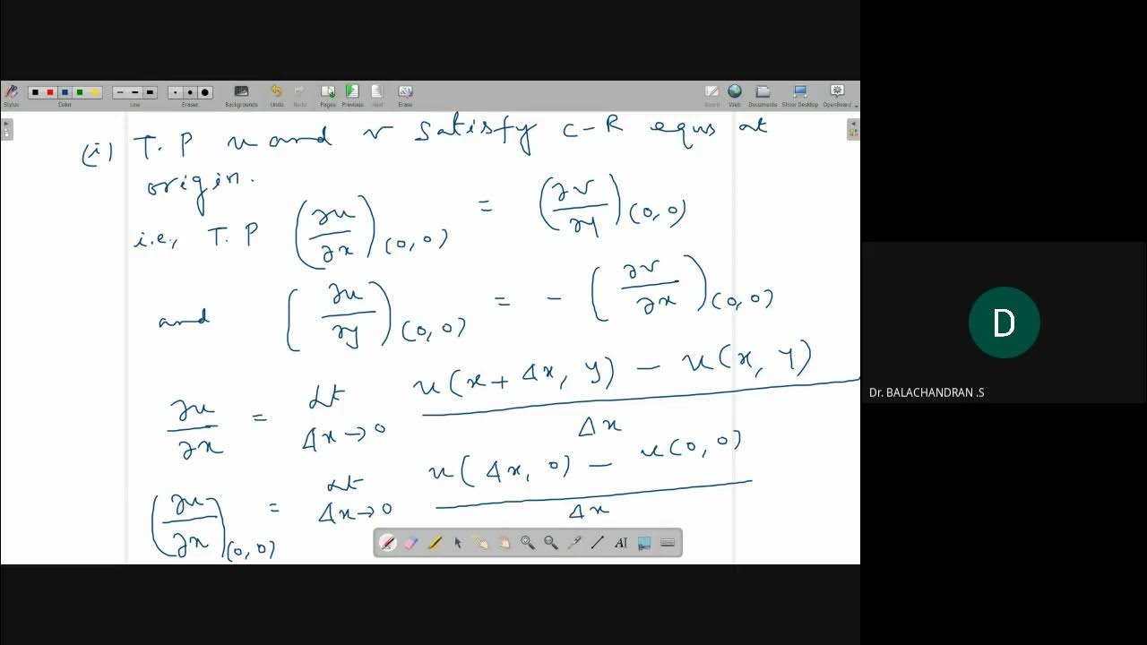 Complex Differentiation - Lecture 12 - YouTube