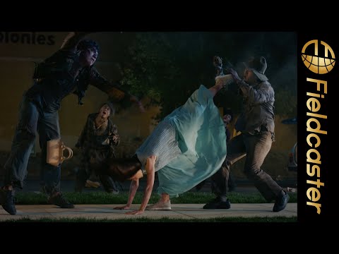 田中みな実が襲いかかるゾンビを華麗なアクションで撃退！Reebok