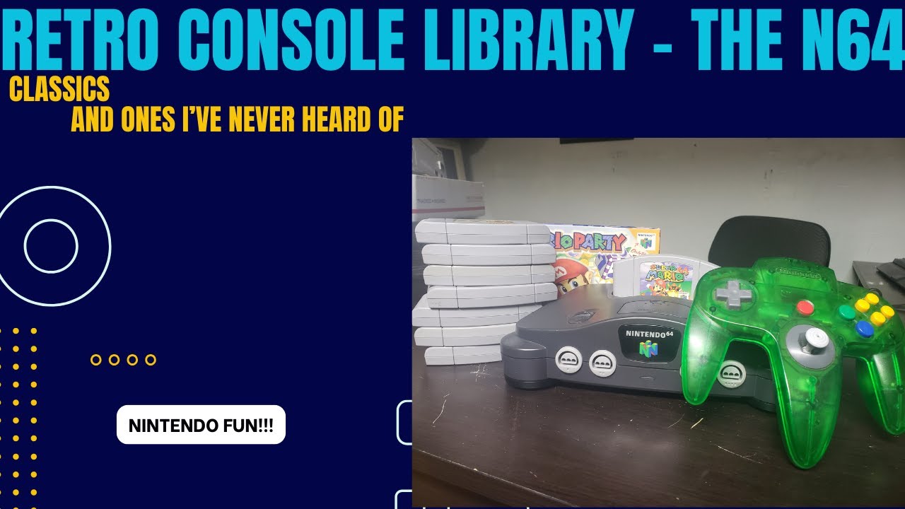 N64 Library A Quick Look at my N64 Library - YouTube