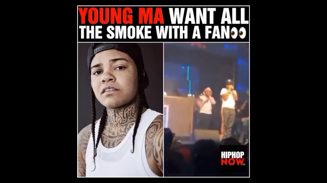 *Video* Young MA Wants To Fight A Fan For Disrespecting Her On Stage