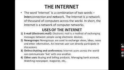 Std.: 7th | Sub.: Computer | Lesson no.1 | Internet and Email | Part 01