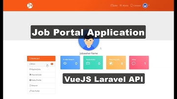Job Portal Application Demo- Laravel & VueJs with Source code