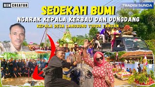 SEDEKAH BUMI DAN NGARAK DONGDANG, TRADISI WARGA JONGGOL SETELAH PANEN RAYA