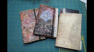 Start to Finish Junk Journal: Travelers Notebook. Part 7, Art Journal insert.