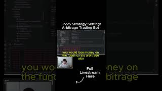 Strategy Settings JP225 - Arbitrage Trading Bot