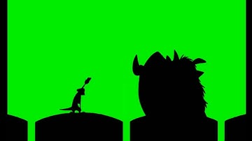 Timon and Pumbaa Interrupt 1 Green Screen (1.66 Aspect Ratio)