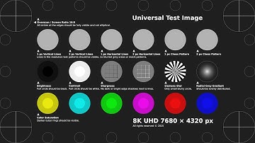 TobyFree.com - 8K UHD Test Pattern H.264 MP4