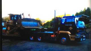 デコトラ 相模産業さん 重機回送 重トレ グラプロ