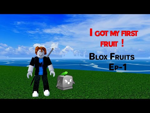 I got my first fruit!! | blox fruits ep 1 with my friend