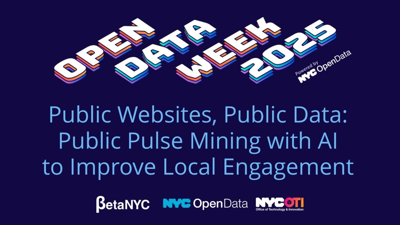 Public Websites, Public Data: Public Pulse Mining with AI to Improve Local Engagement