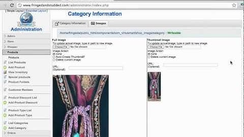 Changing category images in virtuemart