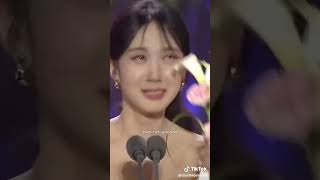 park eun bin's speech after winning daesang #kdrama #parkeunbin