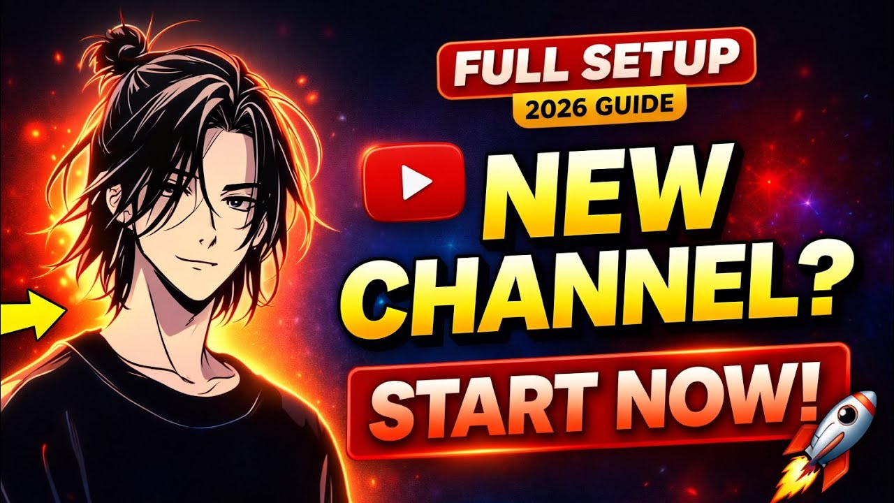 How to Create YouTube Channel (2026) 🚀 Beginner Full Guide # video ...