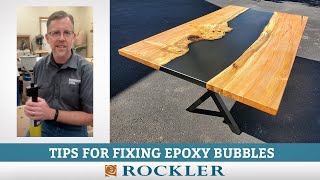 How to Fix Epoxy Bubbles