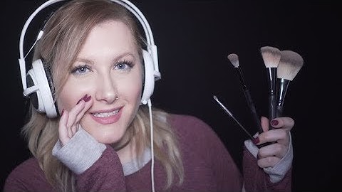 [ASMR] 14 Trigger Words - Face Brushing - Whisper - Soft Spoken