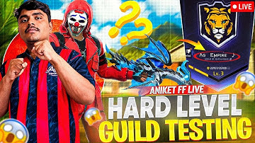 FREEFIRE HARDEST GUILD🥳BEST GUILD 1 VS 4 GUILD TEST🤩#freefire #shorts #freefiremax #freefirelive