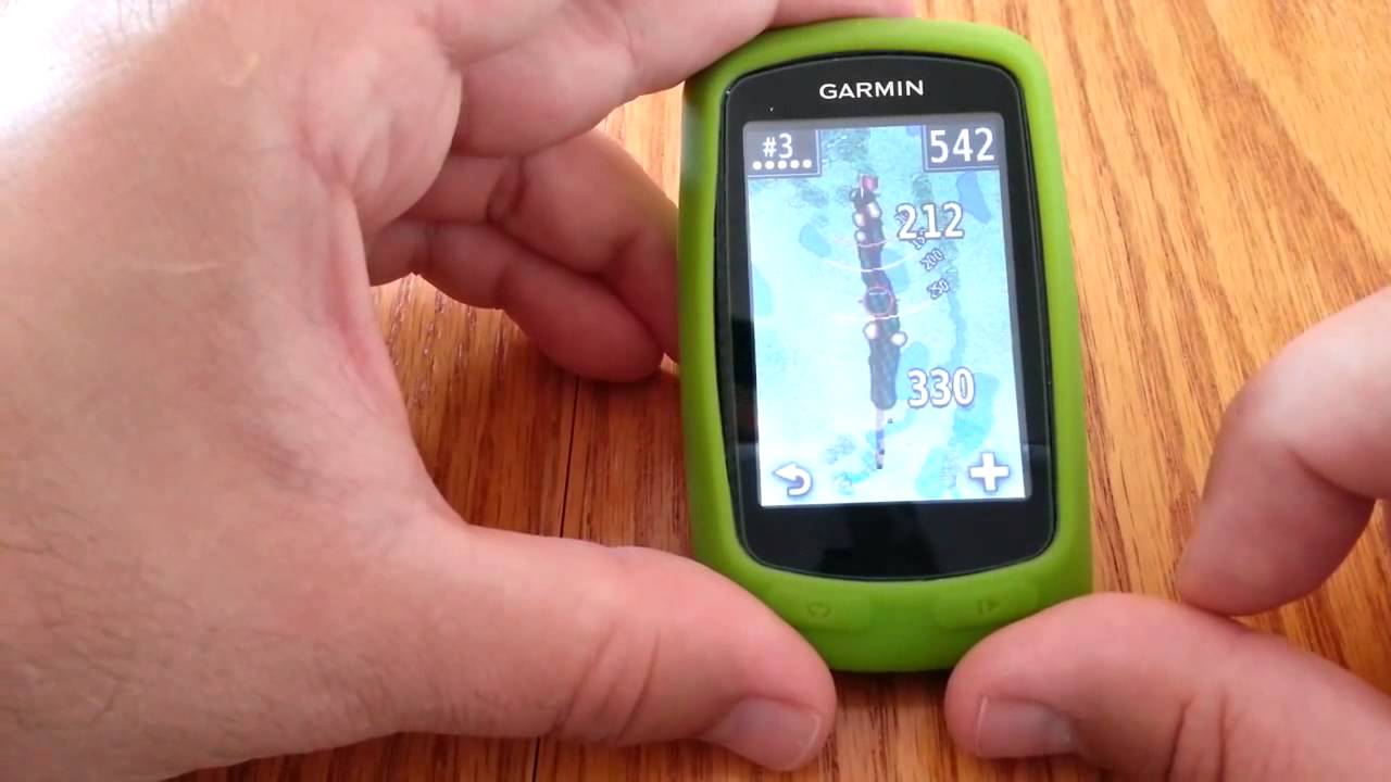 atleet Verloren hart Vallen Garmin Approach G6 Handheld Touchscreen Golf Course GPS - YouTube