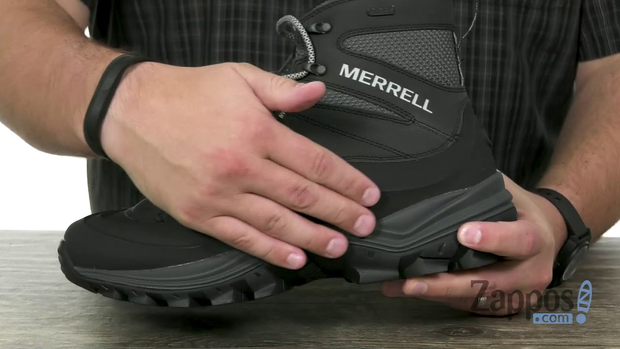 merrell men's thermo chill mid shell waterproof snow boots