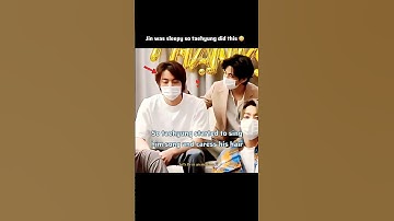 Taejin: The way taehyung takes care of Jin 🥺 #taejin #bts #ytshorts #btsshorts #jin #taehyung