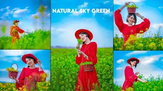 natural green preset lightroom mobile | @mgeditzone screenshot 4
