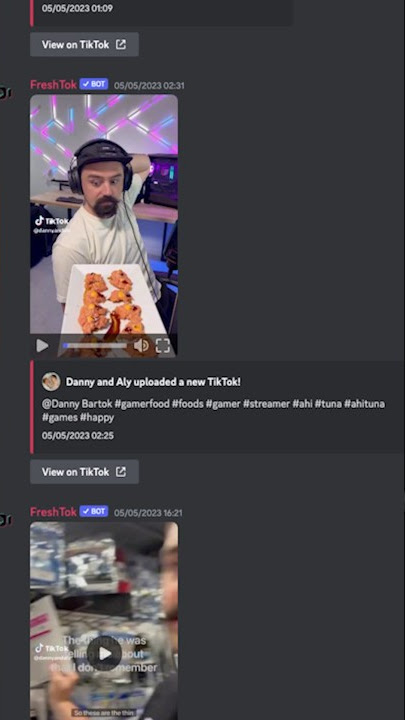 Automatically add your TikTok’s to your Discord