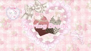 FIRST VIDEO!! || Spring Break week in My Life