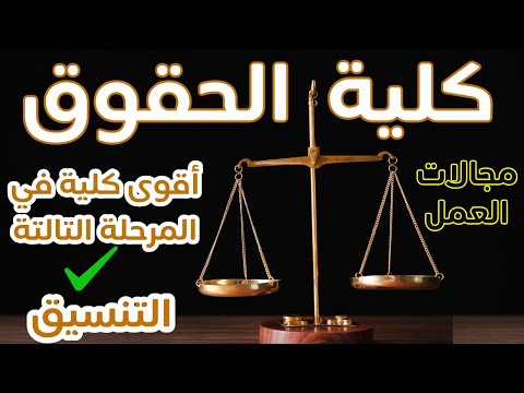 كل حاجة عن كلية الحقوق أقوى كلية في تنسيق كليات المرحلة الثالثة والتانية أقسام وتخصصات كلية الحقوق